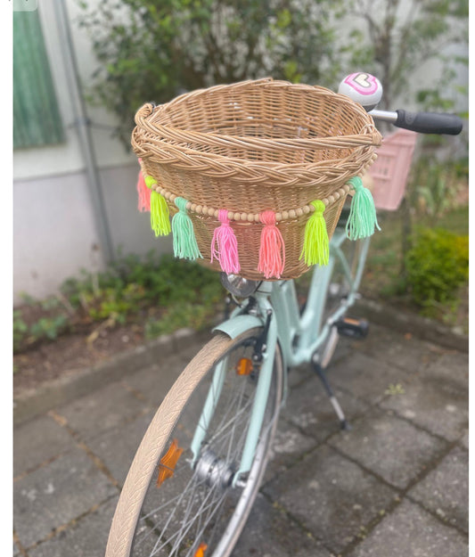 Fahrrad Girlande Makramee Boho Fahrrad Zubehör Fahrrad Deko Quasten Girlande Fahrradmakramee
