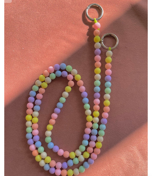 Handykette bunt Perlen Quasten Boho Hippie Bodycross ( ohne Hülle) Acrylperlen (Kopie) (Kopie)