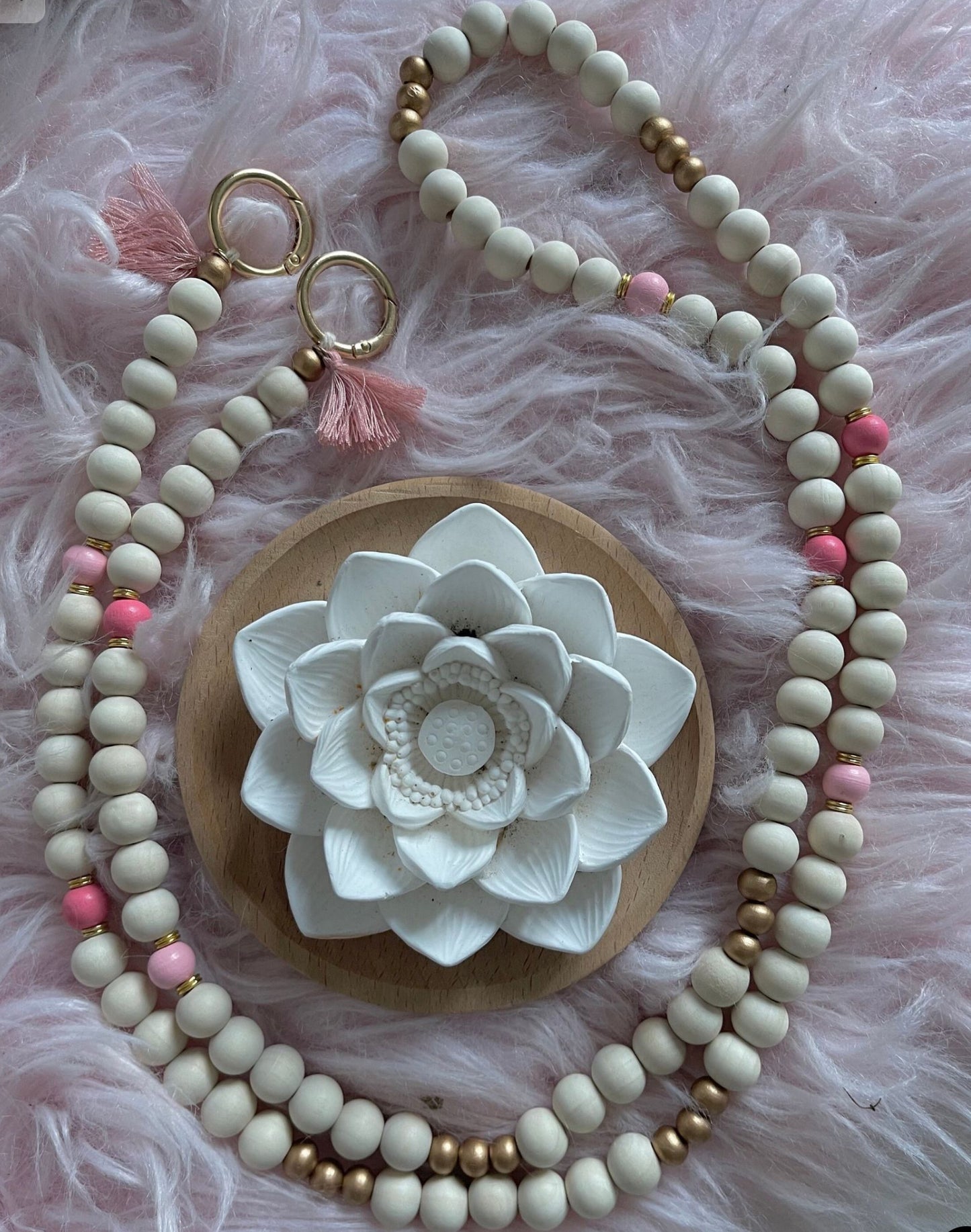Handykette Perlen Quasten Boho Hippie Bodycross ( ohne Hülle) Acrylperlen (Kopie) (Kopie)