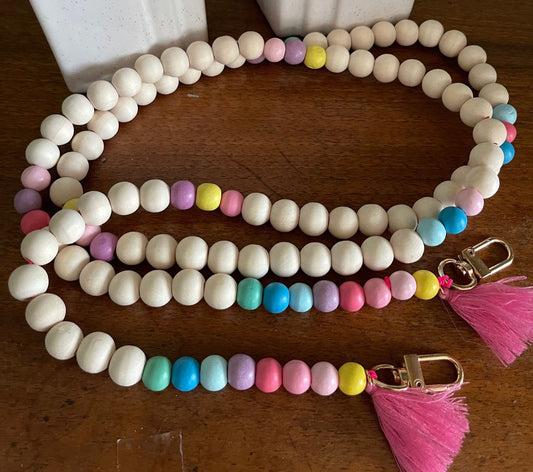 Handykette Holz Quasten Boho Hippie Bodycross ( ohne Hülle) Acrylperlen (Kopie) (Kopie) (Kopie)