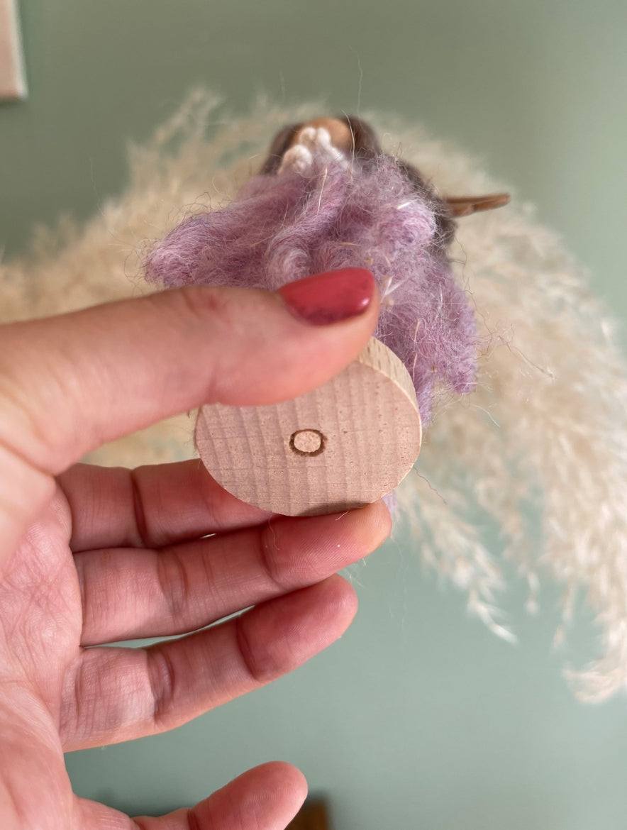 Makramee Engel Schutzengel Boho Weihnachten Adventskalender Taufgeschenk Buchstaben Perlen