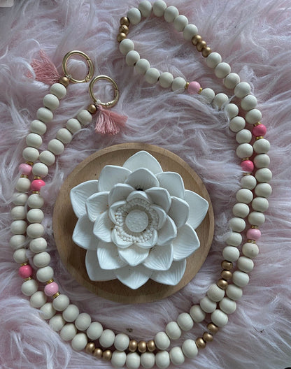 Handykette Perlen Quasten Boho Hippie Bodycross ( ohne Hülle) Acrylperlen (Kopie) (Kopie)
