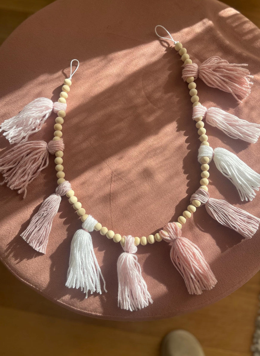 Boho Quasten Girlande