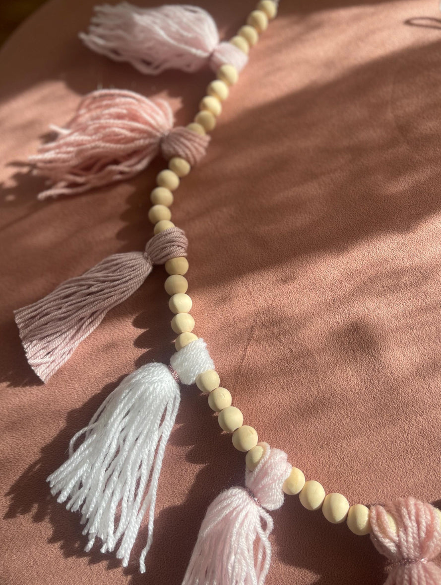 Boho Quasten Girlande